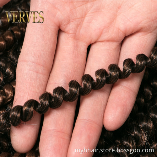 Spring Twist Hair Synthetic Wholesale 8 inch Ombre Synthetic Braiding Hair Spring Twist Bounce Crochet Braids